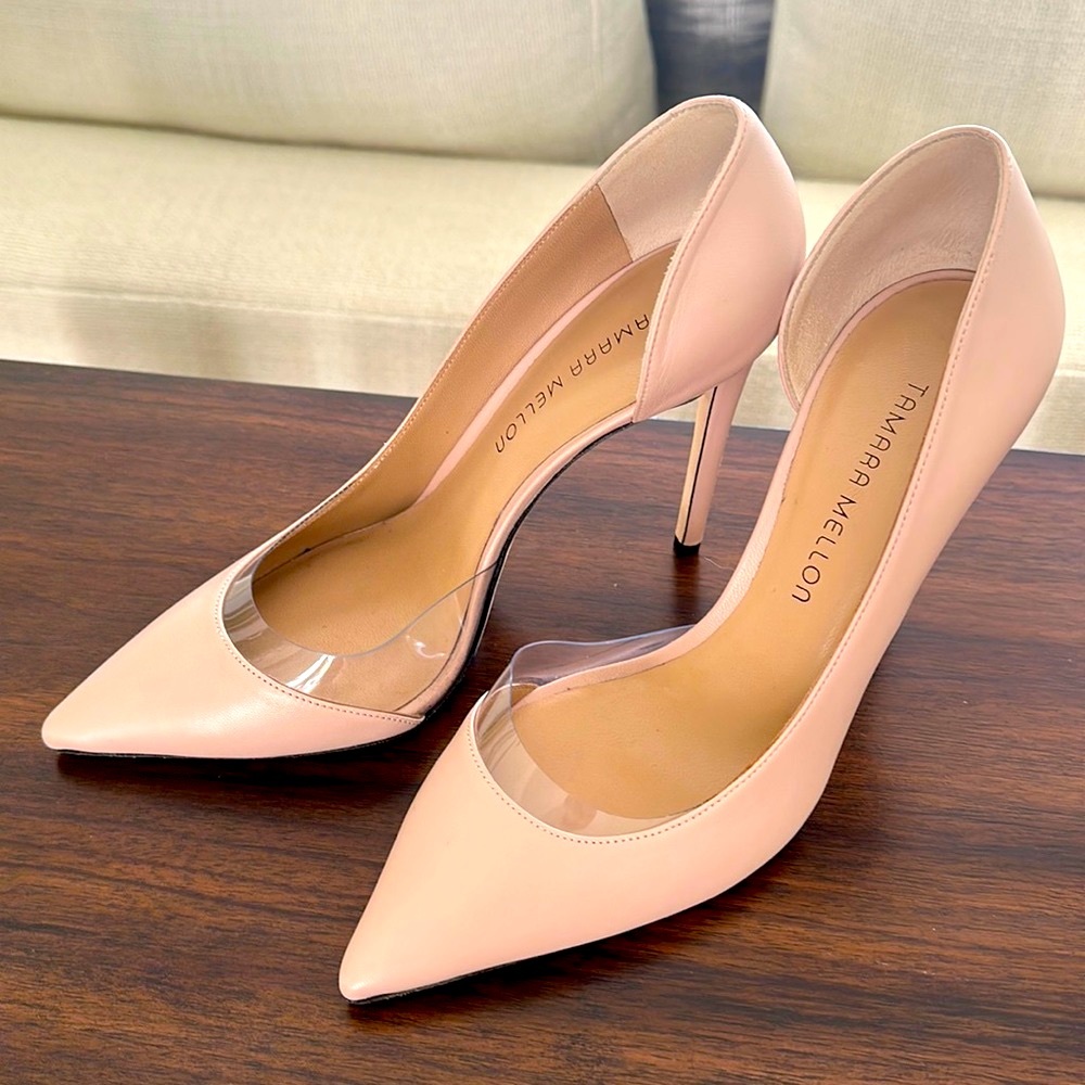 Authentic Tamara Mellon Siren Pump in Blush